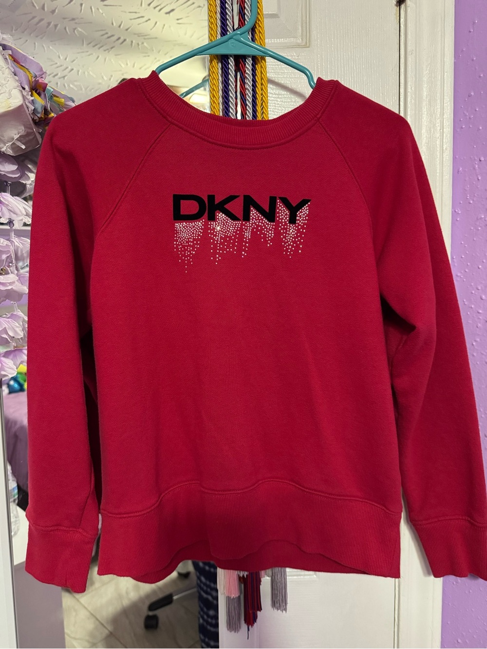 Red DKNY Sport Sweatshirt